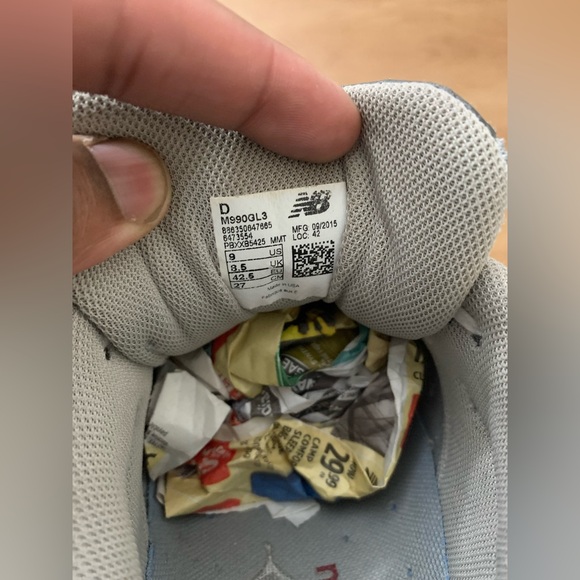 💨 New Balance 990v3 Kith Grey (Sz 9) - Picture 8 of 8